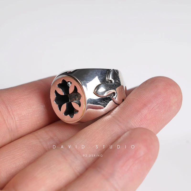 CH PLUS DOUBLE FLEUR TAIL RING