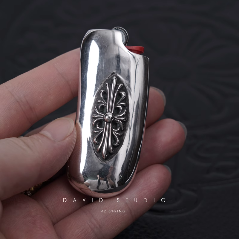 FLORAL CROSS LIGHTER CASE