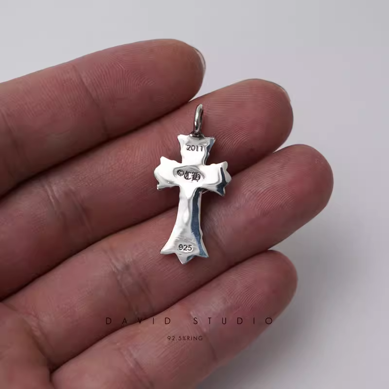 DOUBLE CROSS CHARM