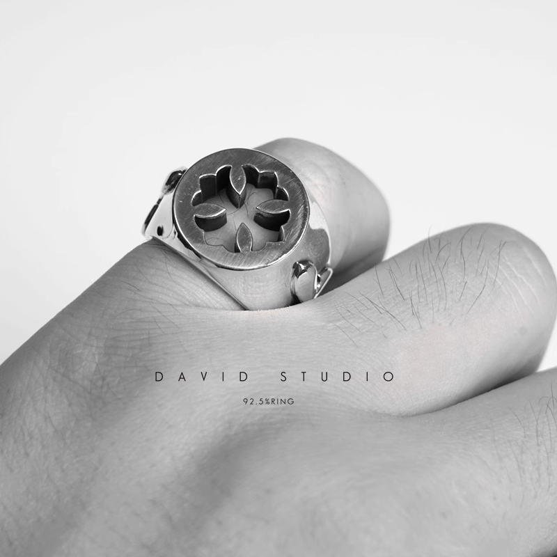 CH PLUS DOUBLE FLEUR TAIL RING