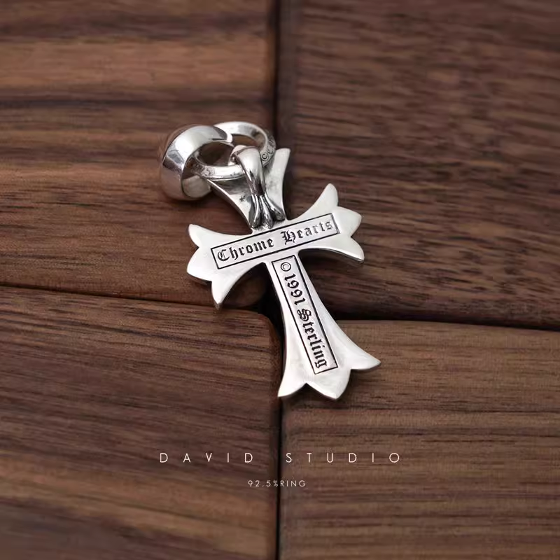 SMALL CROSS PENDANT WITH BAIL
