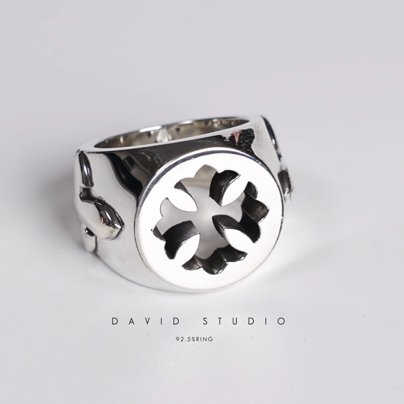 CH PLUS DOUBLE FLEUR TAIL RING