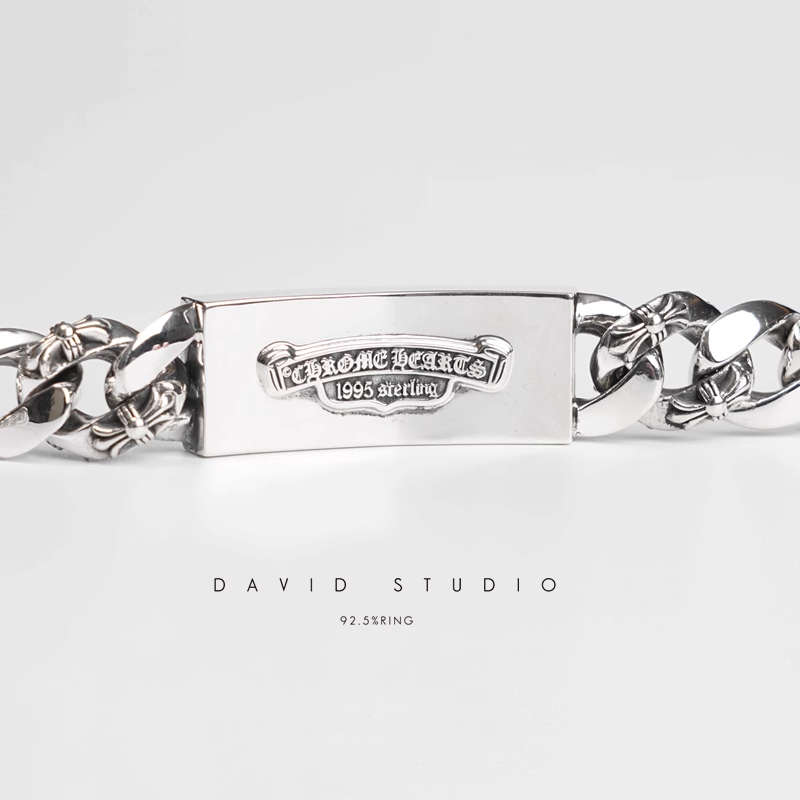 DAGGER ID FANCY LINK CLIP BRACELET