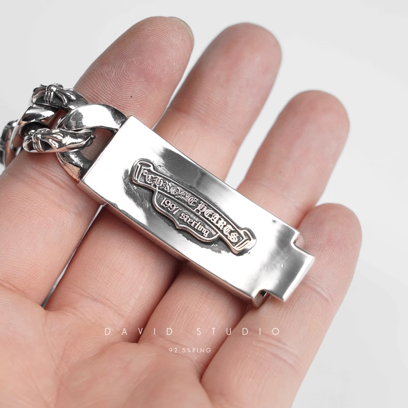 HEART INSIGNIA ID FANCY CHAIN BRACELET