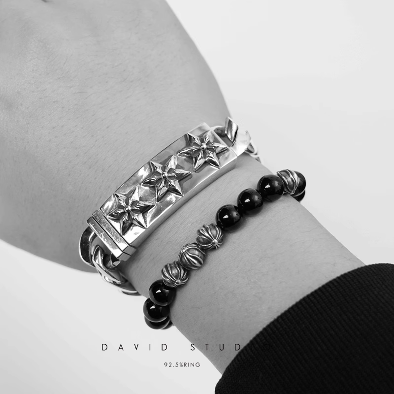 6 SIDED STAR ID BRACELET