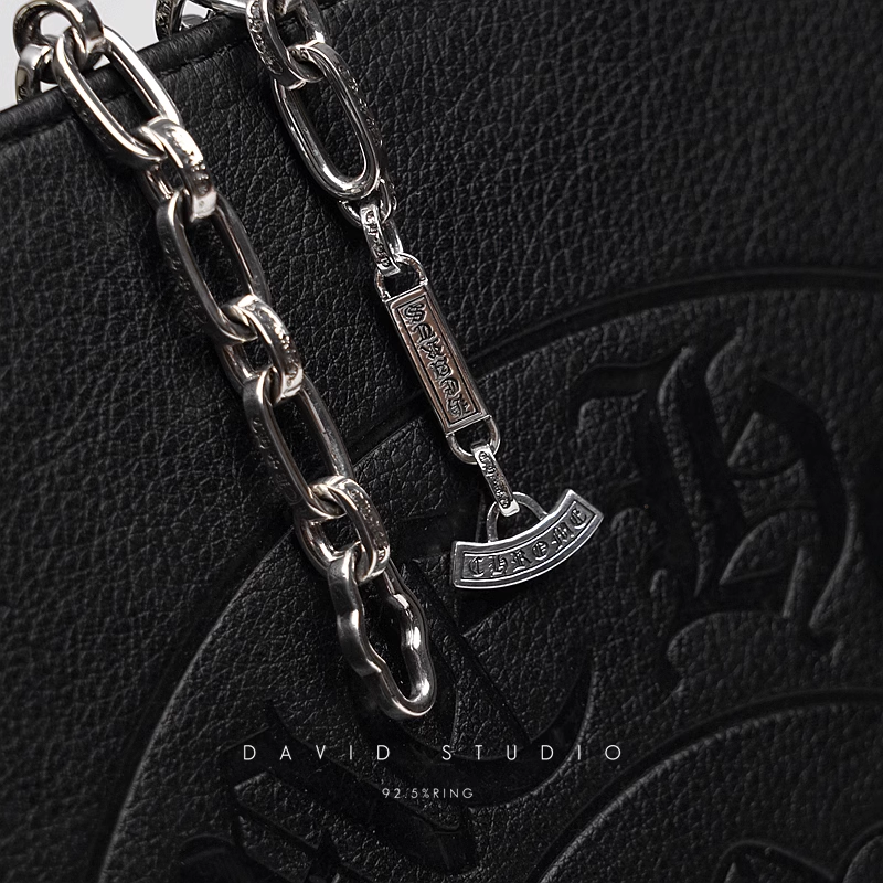 INSCRIBED LOGO CHAIN BRACELET