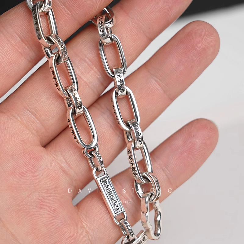 INSCRIBED LOGO CHAIN BRACELET