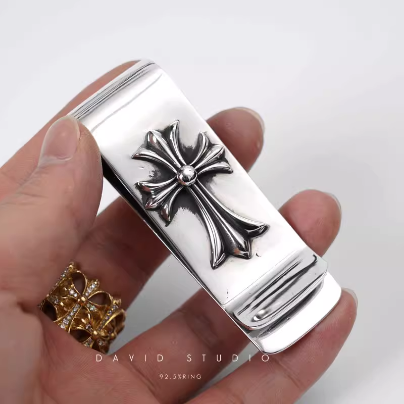 DOUBLE CROSS MONEY CLIP