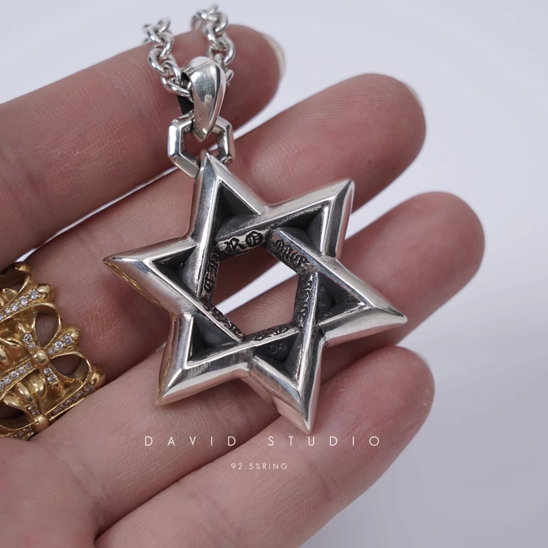 LARGE STAR OF DAVID PENDANT