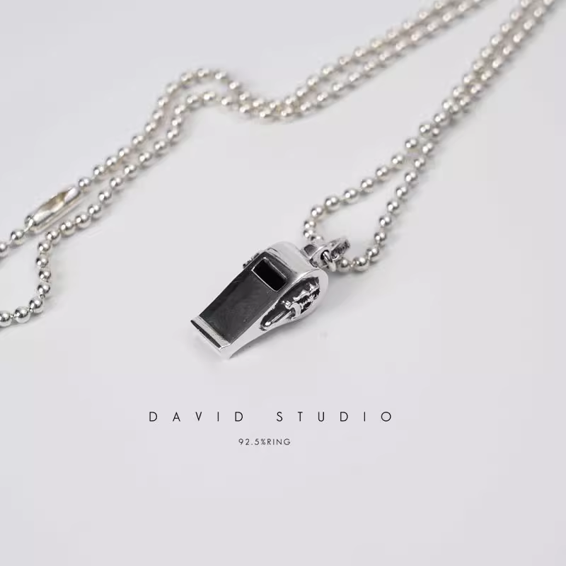 MINI DAGGER WHISTLE PENDANT – BALL CHAIN