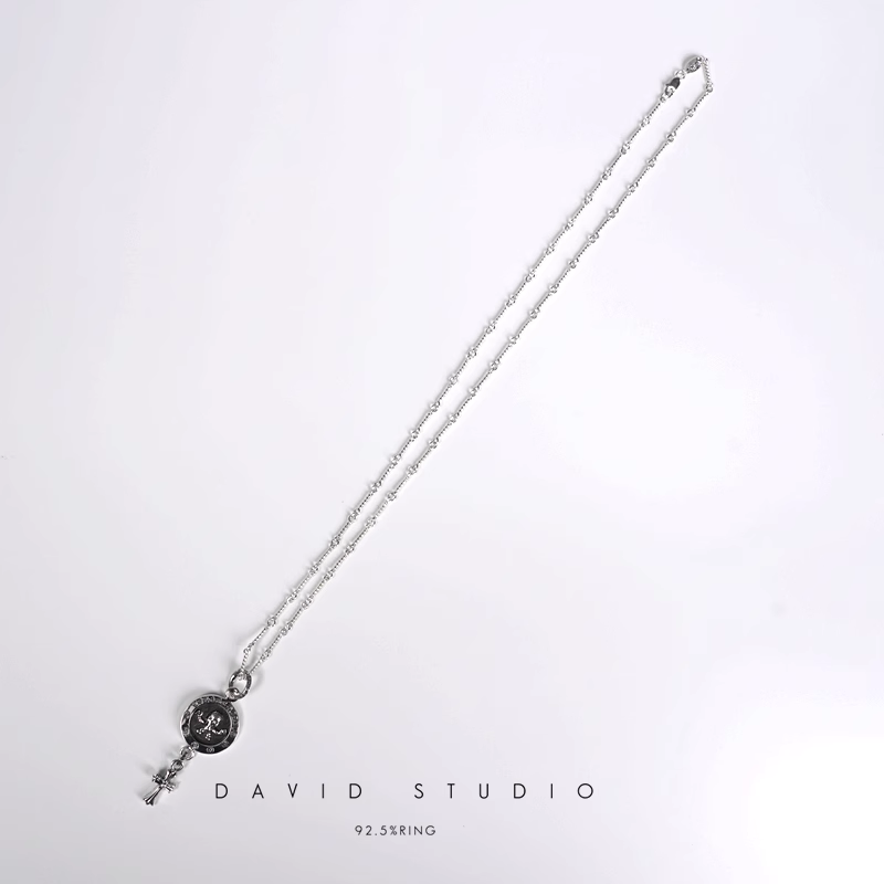 FOTI MEDALLION BABY CROSS CHARM – TWIST CHAIN