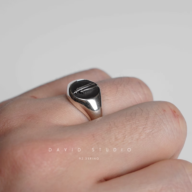CHROME HEARTS 3RS CROSS RING