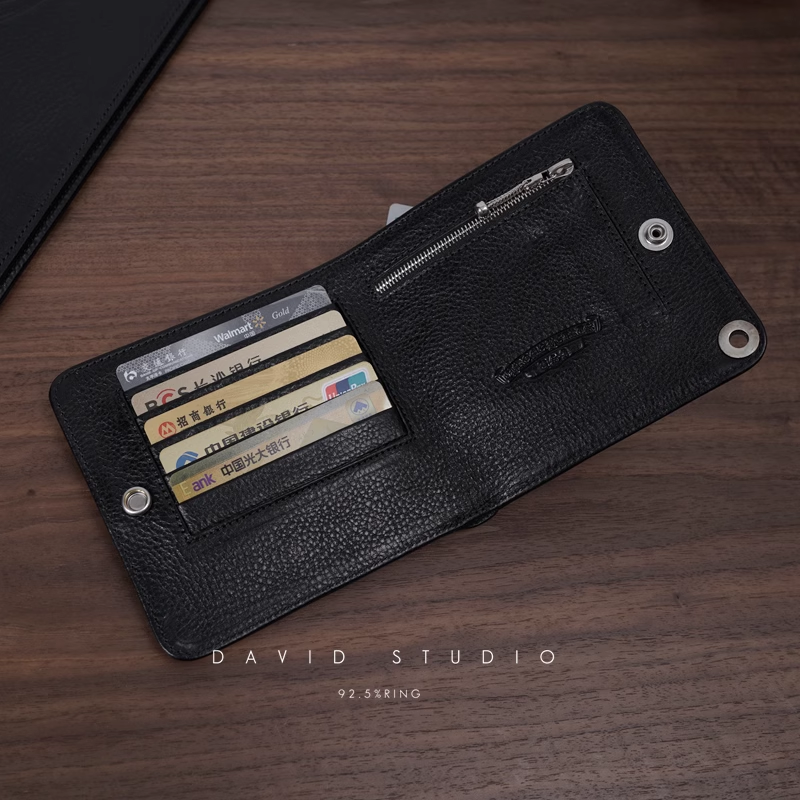 SNAP CROSS BUTTON 3 CEMETERY CROSS WALLET