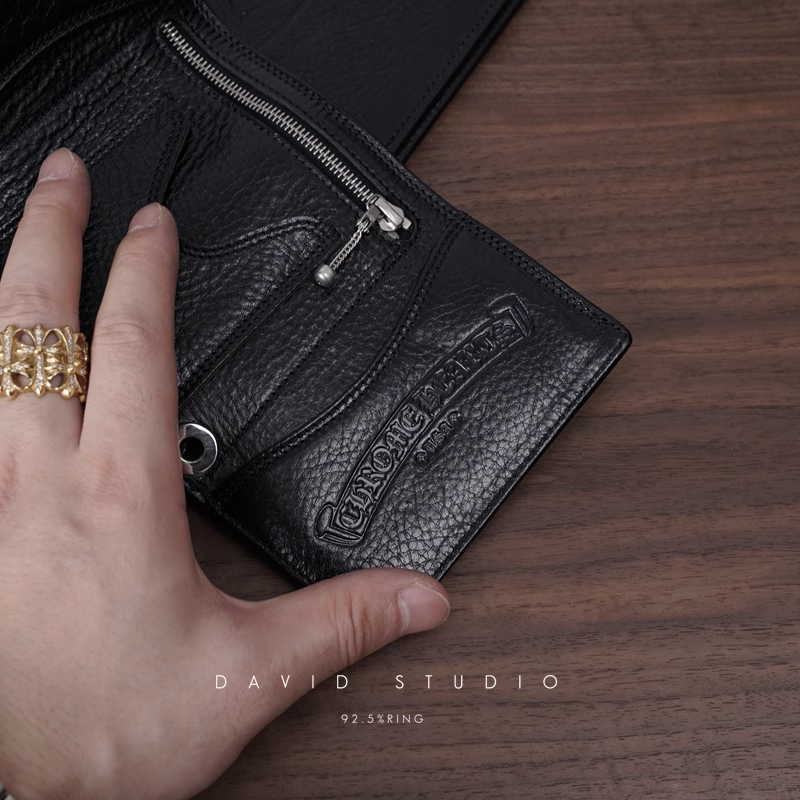 2 SNAP FLEUR BUTTON CROSS WALLET
