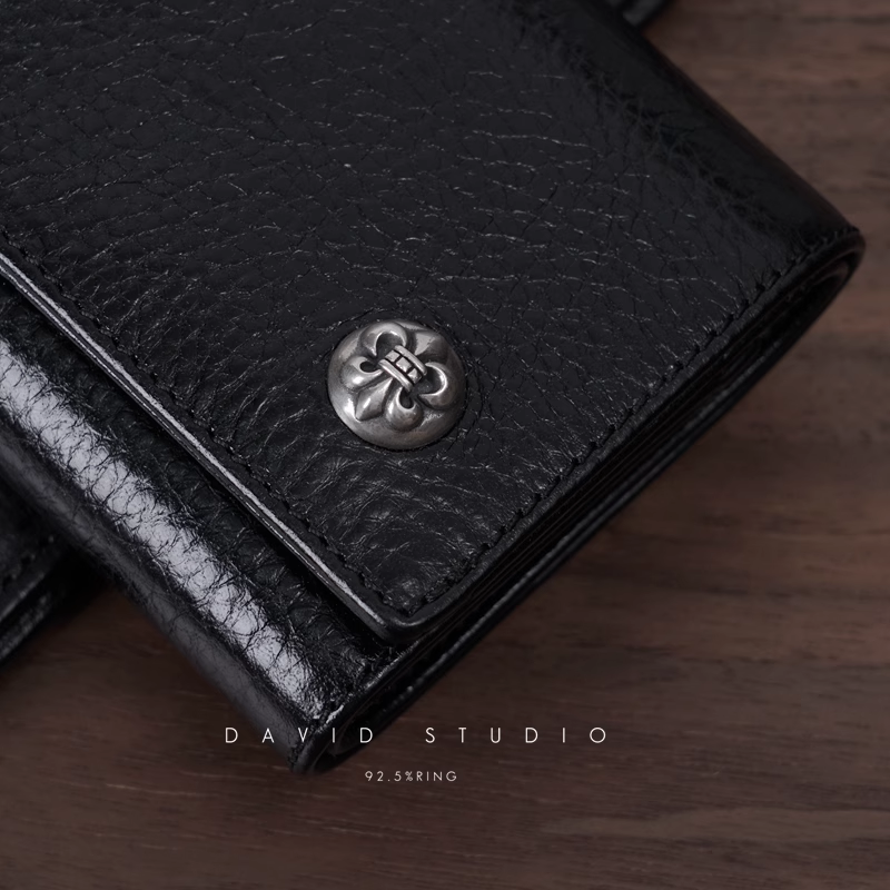 2 SNAP FLEUR BUTTON CROSS WALLET