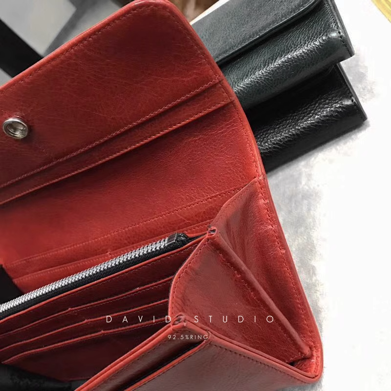 SNAP CROSS BUTTON LONG WALLET