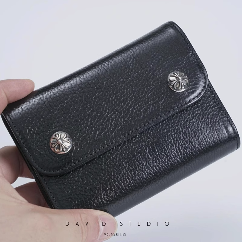 DAGGER ZIP 2 SNAP CROSS BUTTON WALLET