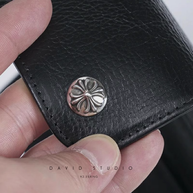 DAGGER ZIP 2 SNAP CROSS BUTTON WALLET