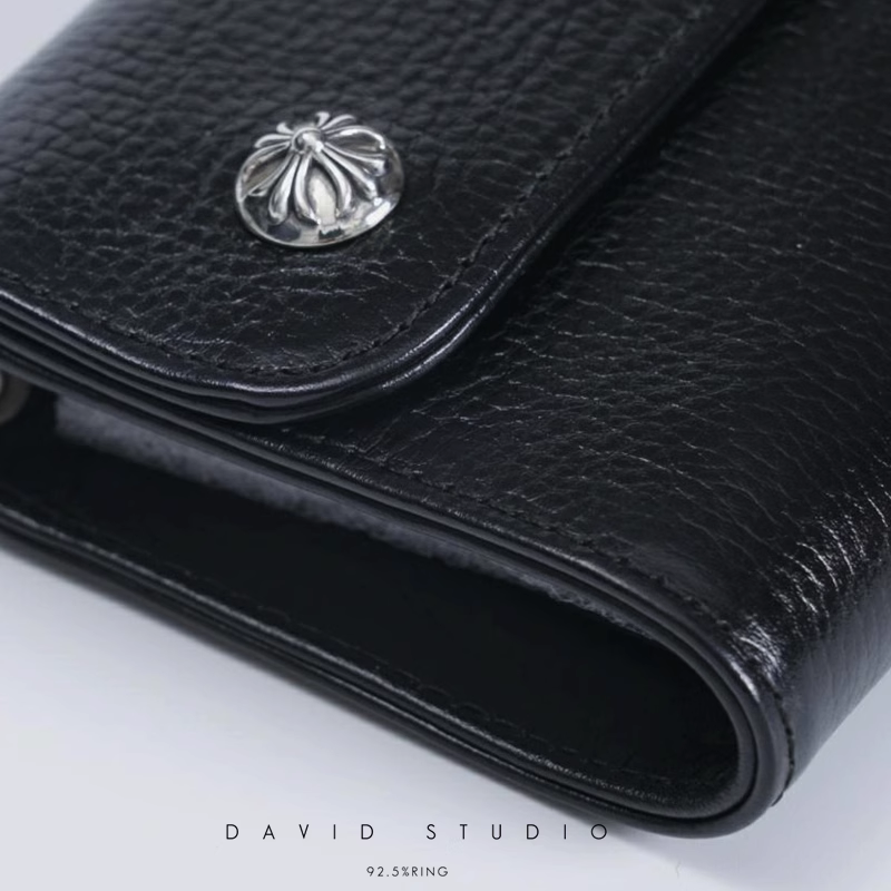 DAGGER ZIP 2 SNAP CROSS BUTTON WALLET