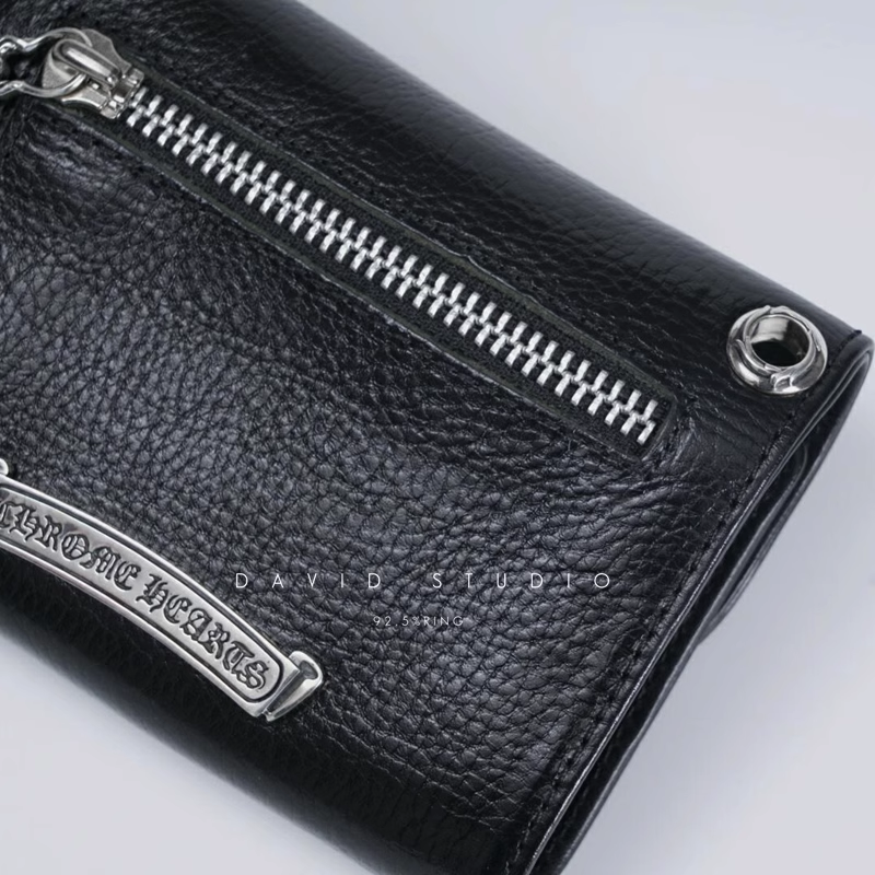 DAGGER ZIP 2 SNAP CROSS BUTTON WALLET