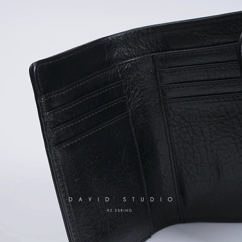 DAGGER ZIP 2 SNAP CROSS BUTTON WALLET