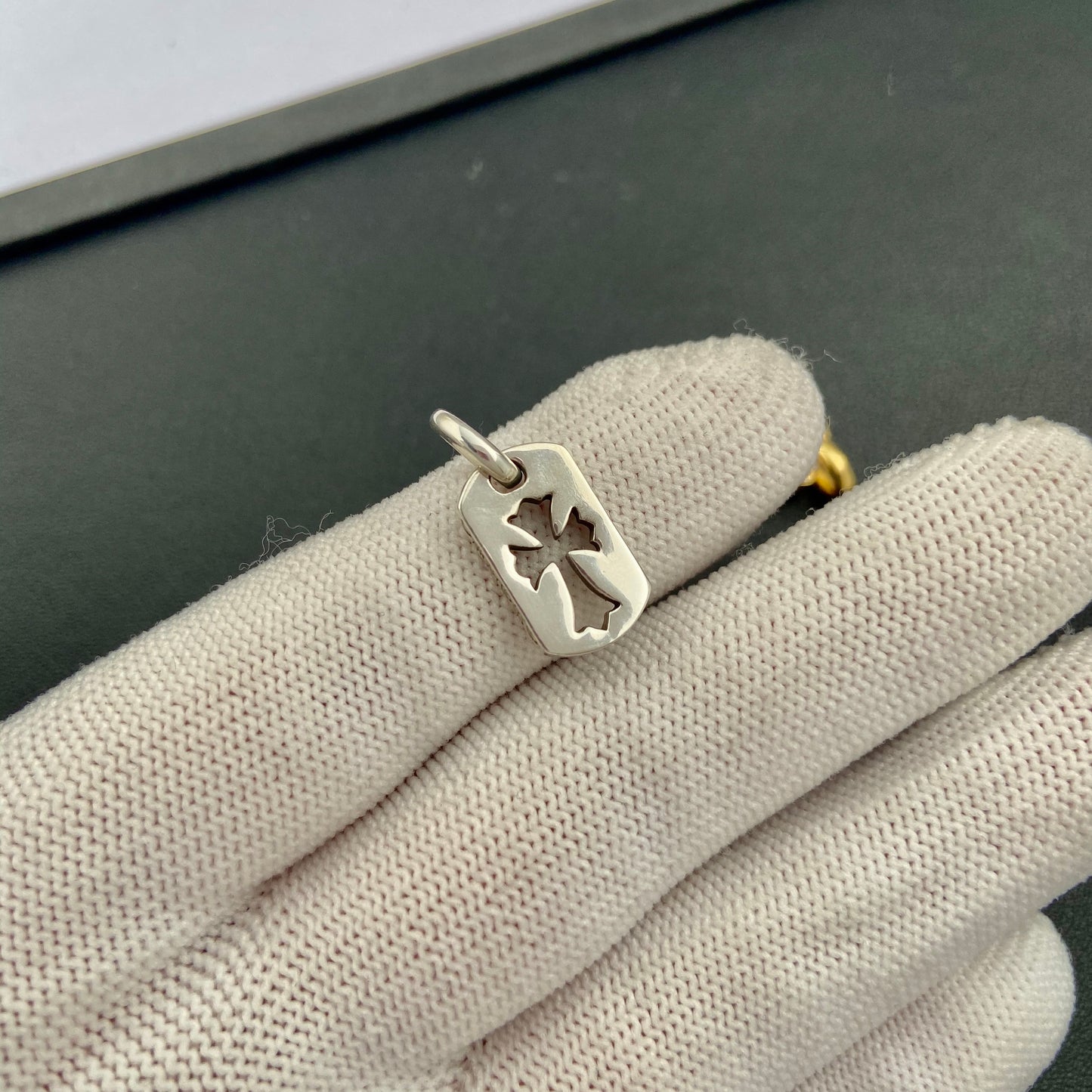 MINI CROSS CUT OUT CHARM