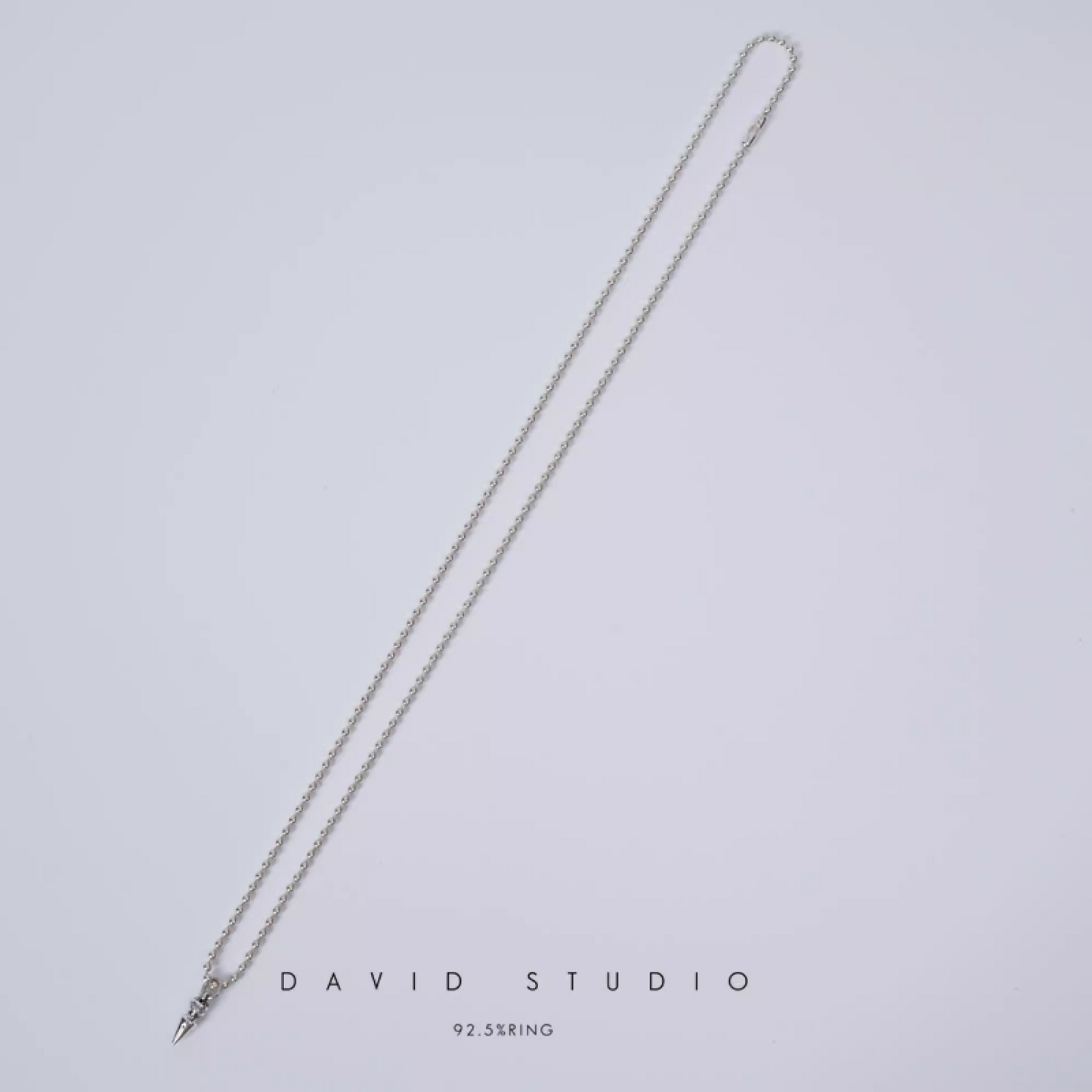 SMALL SPIKE PENDANT – BALL CHAIN