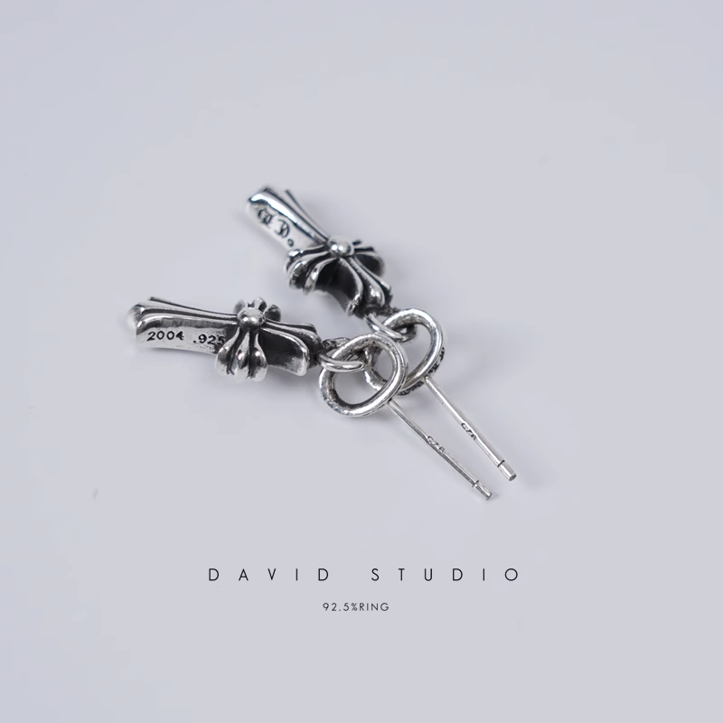 CROSS BABYFAT DROP EARRINGS