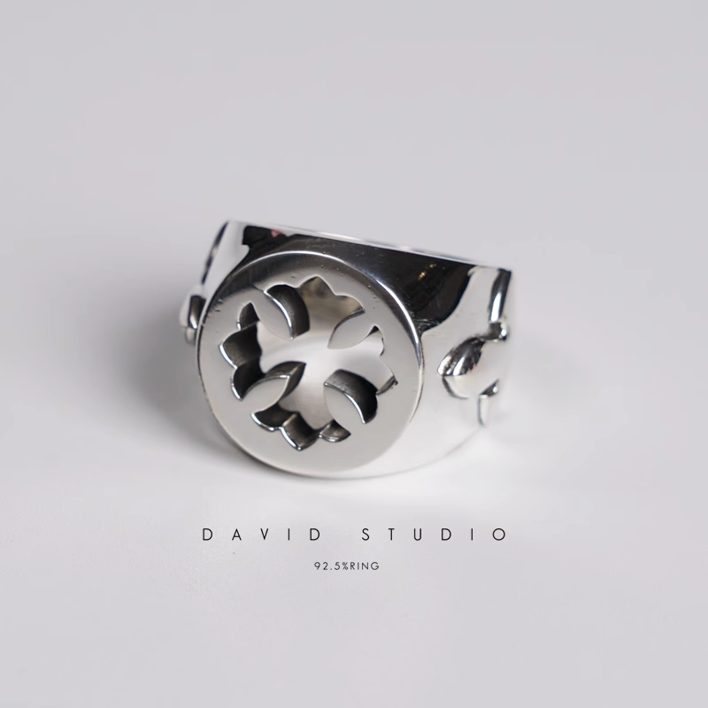 CH PLUS DOUBLE FLEUR TAIL RING