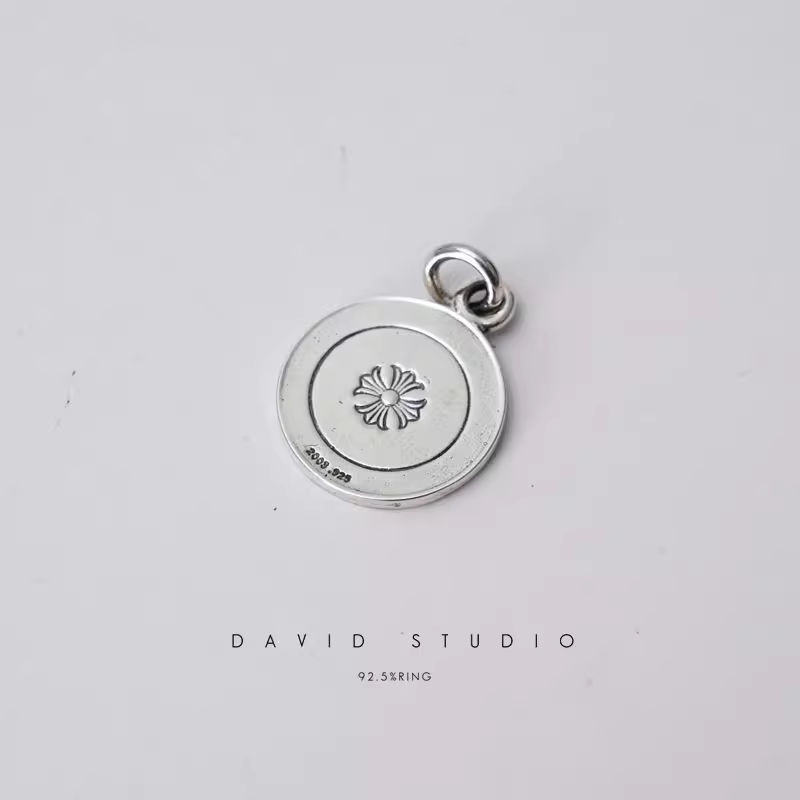 ROUND ANGEL MEDALLION CHARM