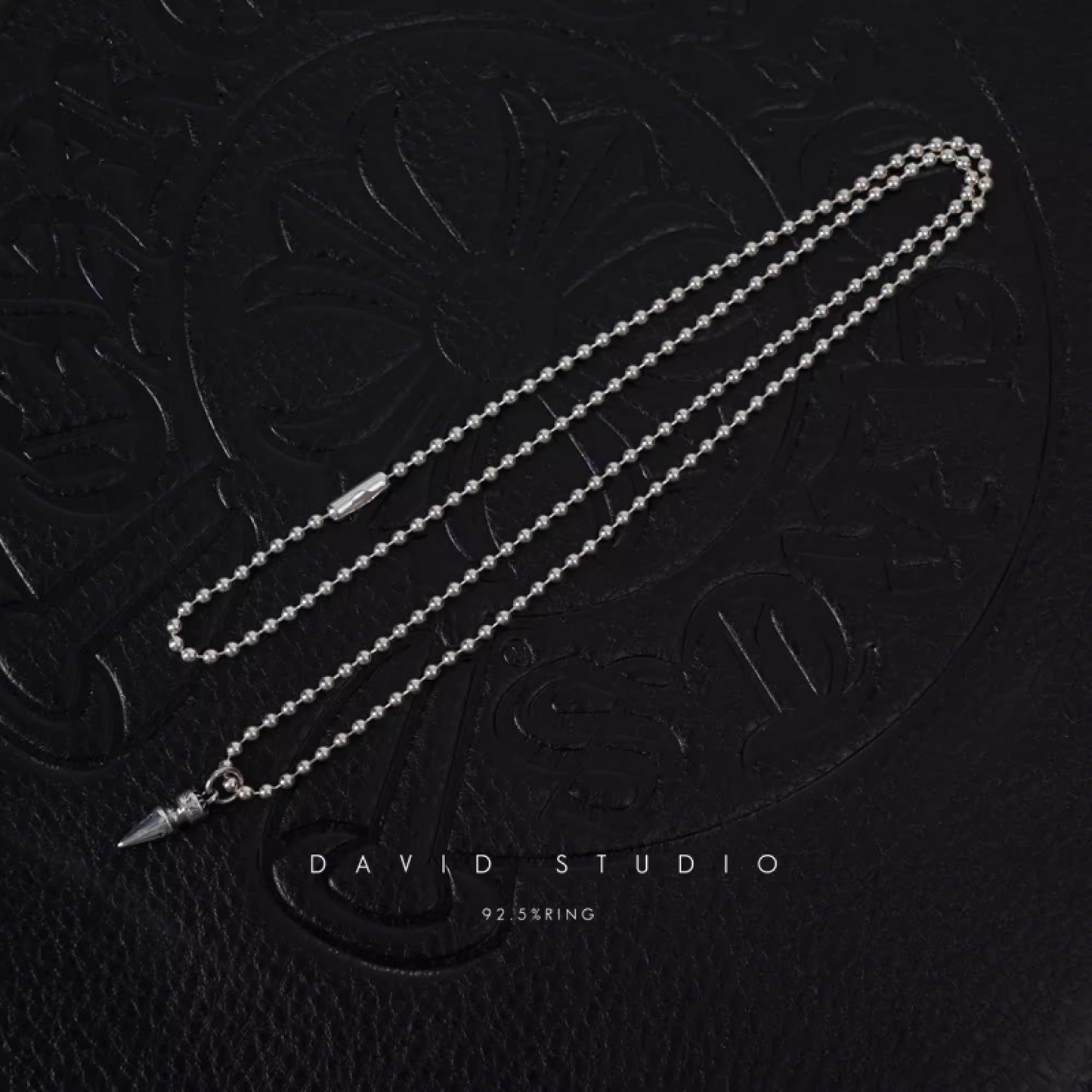 SMALL SPIKE PENDANT – BALL CHAIN