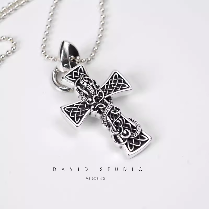 CELTIC CROSS PENDANT – BALL CHAIN