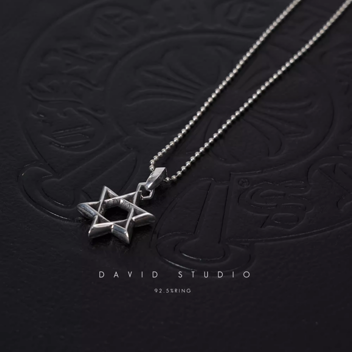 SMALL STAR OF DAVID PENDANT – BALL CHAIN
