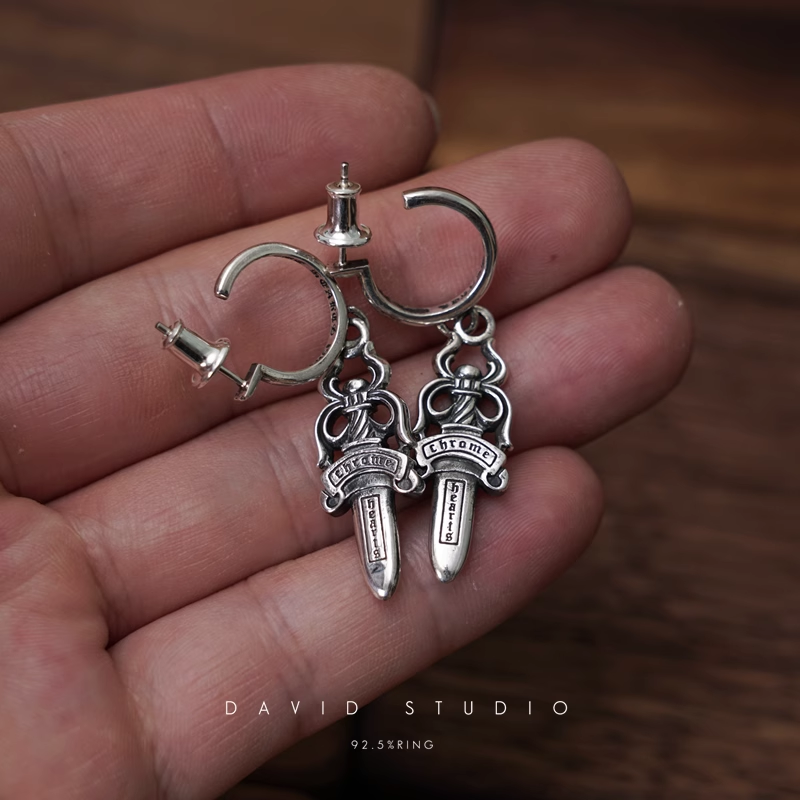 DAGGER HOOP EARRINGS