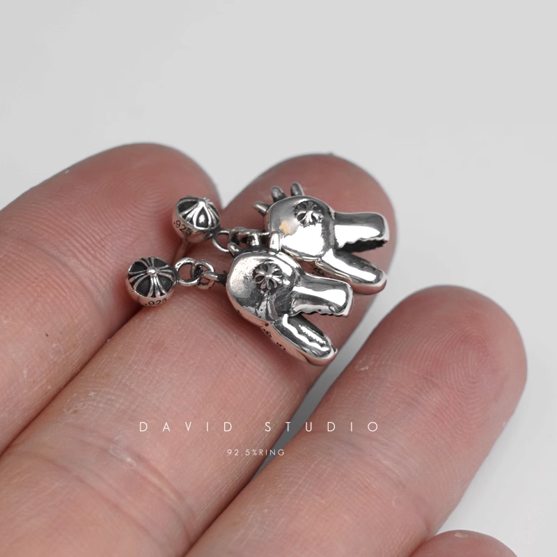 GODZILLA DINOSAUR DROP EARRINGS