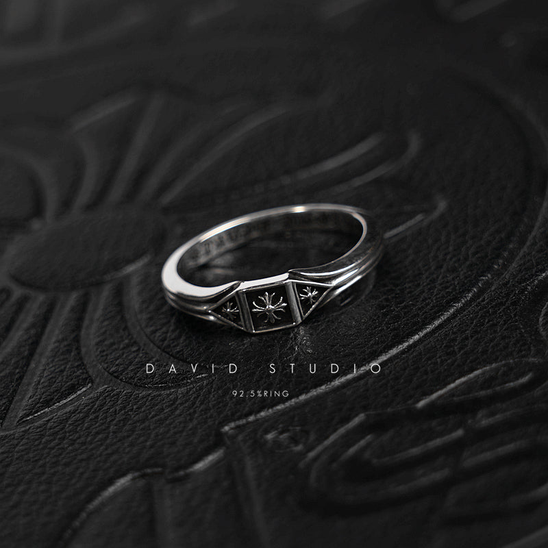 CHROME HEARTS TRIPLE CROSS DECO RING