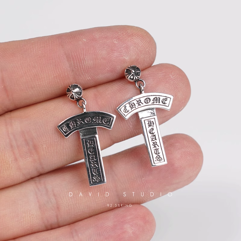 CH LOGO DROP EARRINGS