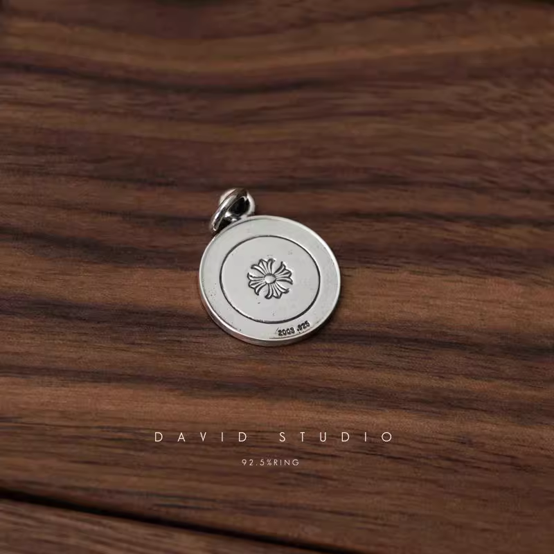 ROUND ANGEL MEDALLION CHARM