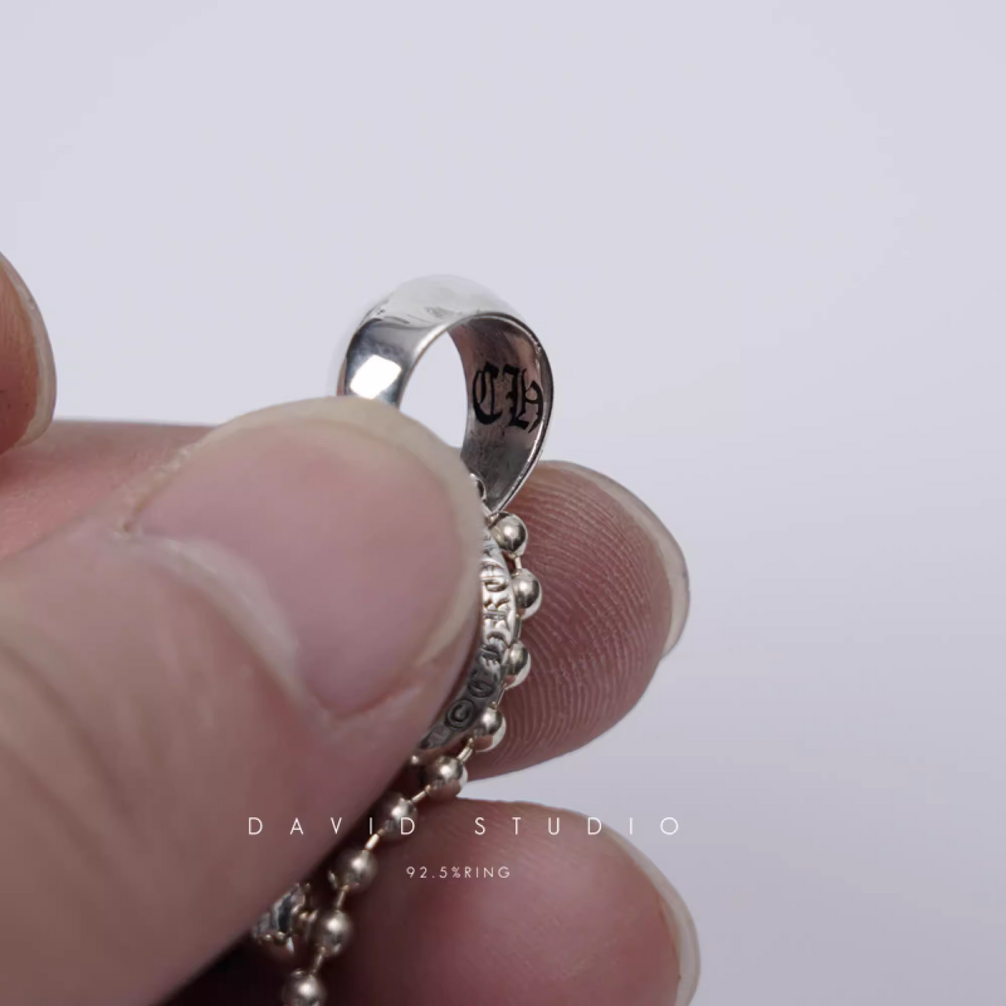 BS FLEUR PENDANT WITH BAIL – BALL CHAIN