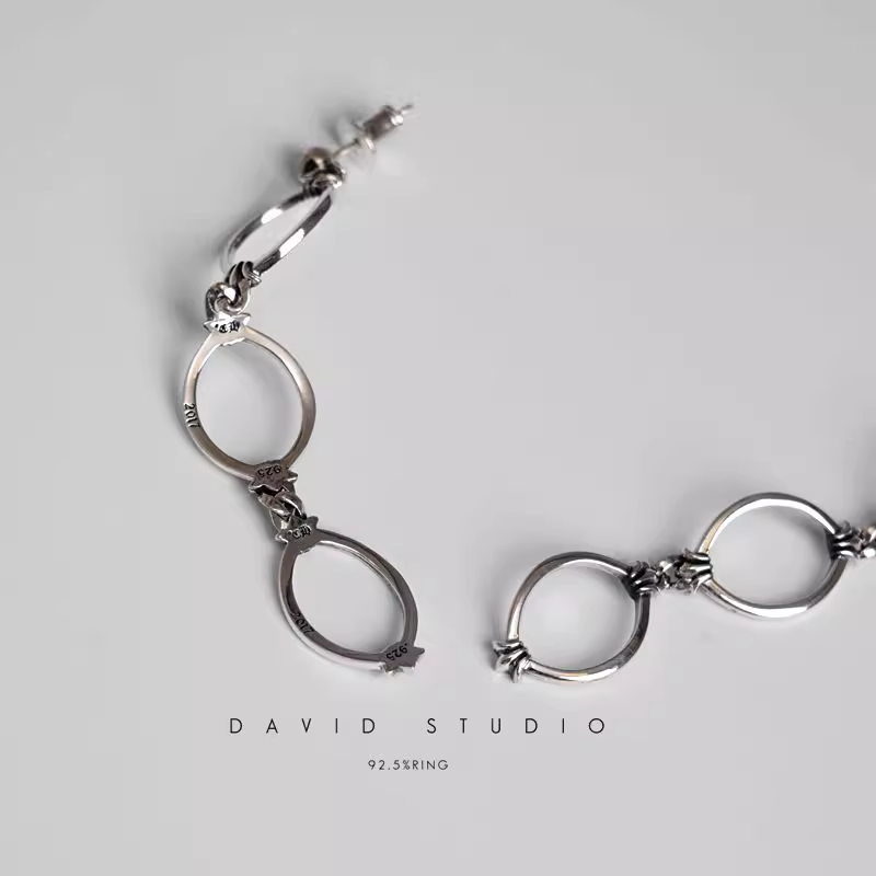 TRIPLE DROP HOOP EARRING