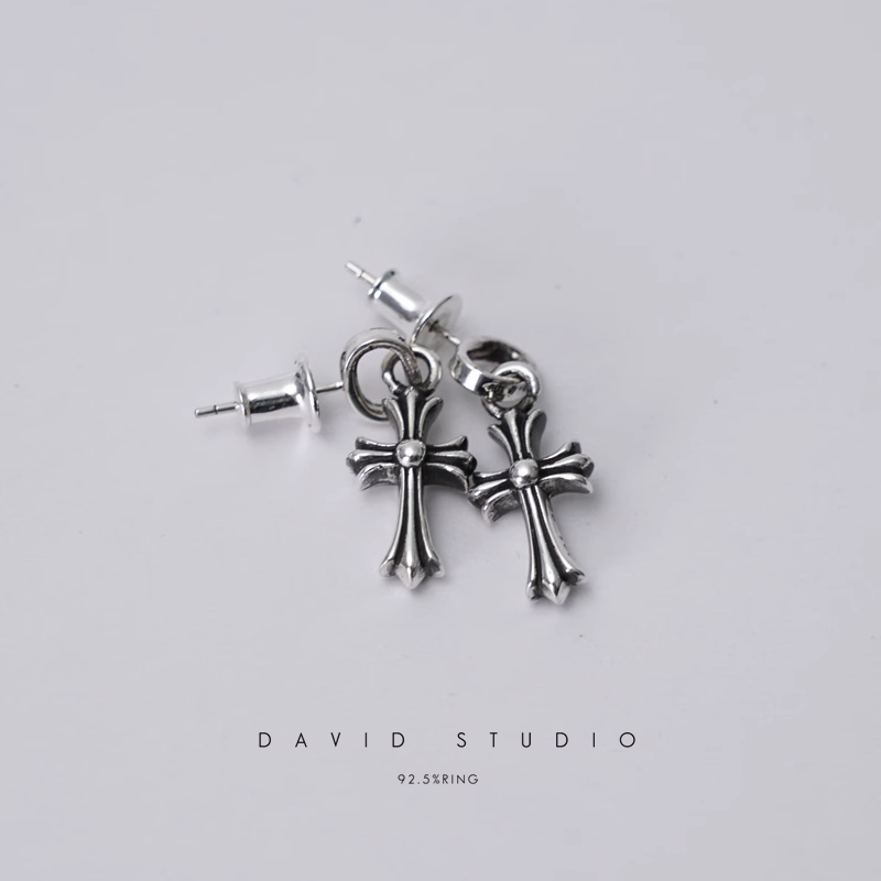 CROSS BABYFAT DROP EARRINGS