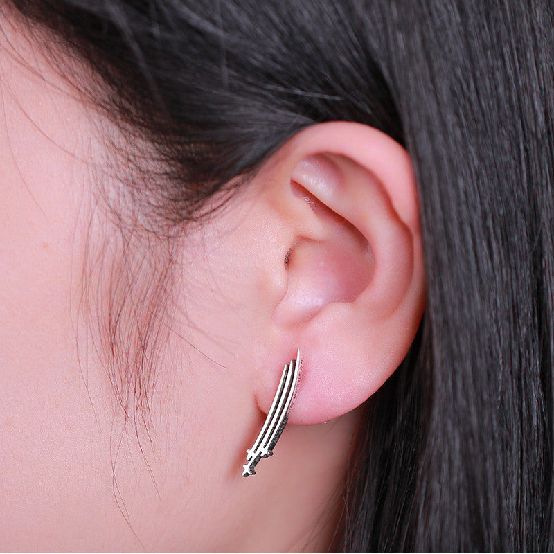 3RS CROSS EARRING