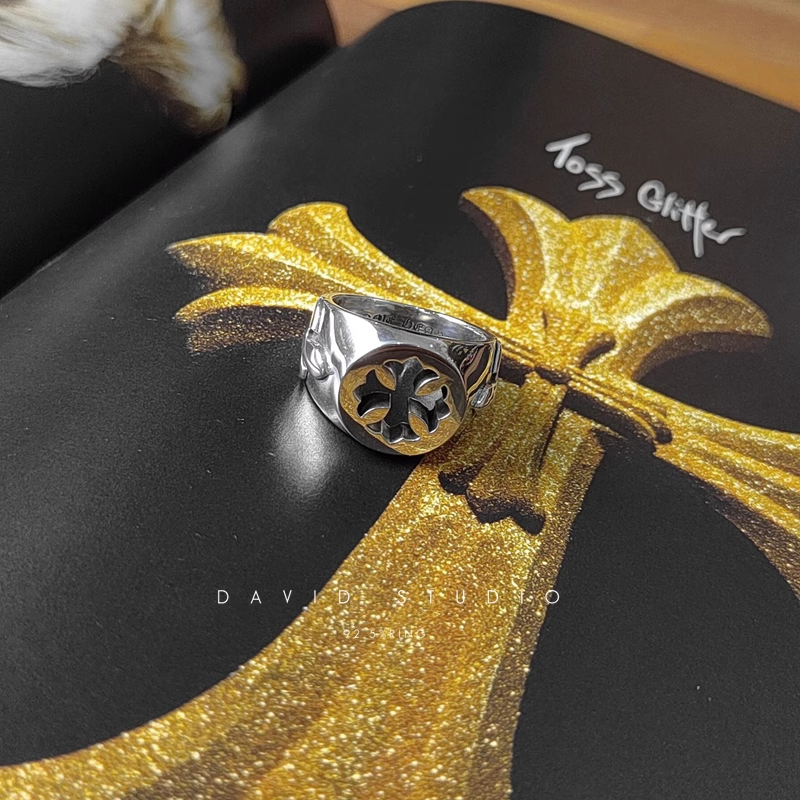 CH PLUS DOUBLE FLEUR TAIL RING