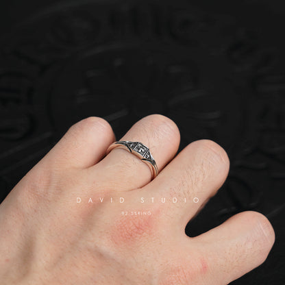 CHROME HEARTS TRIPLE CROSS DECO RING