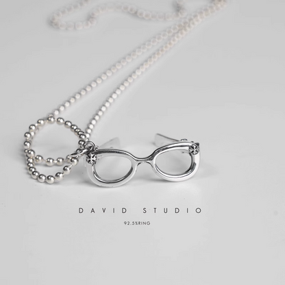 GLASSES PENDANT – BALL CHAIN