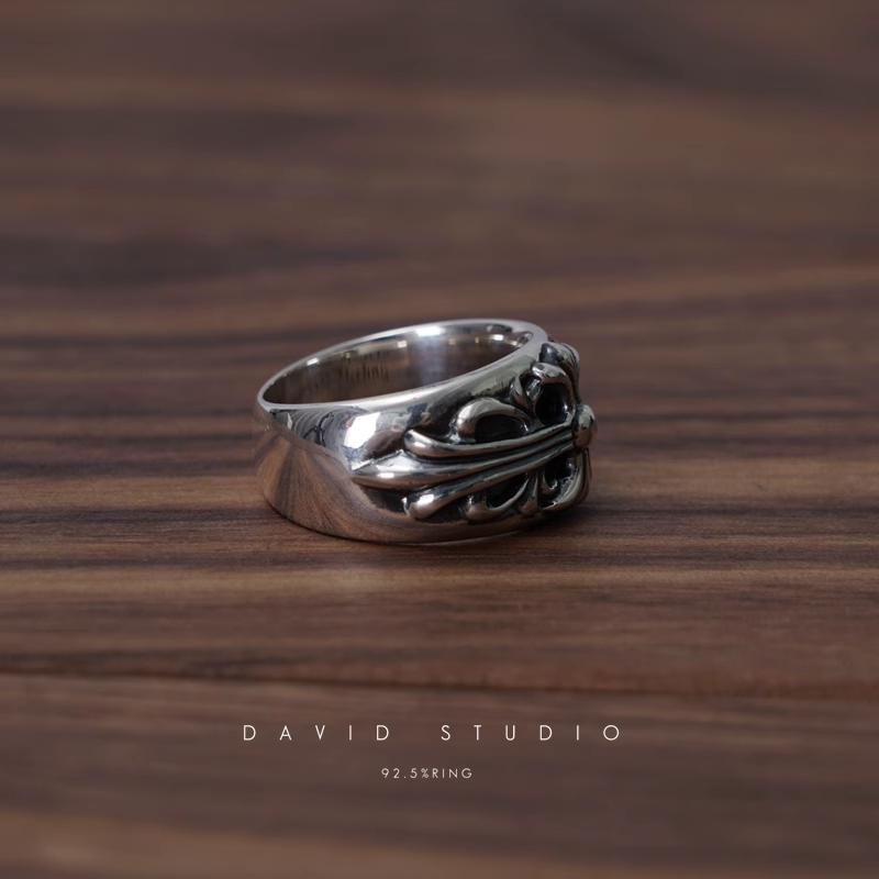 FLORAL CROSS RING