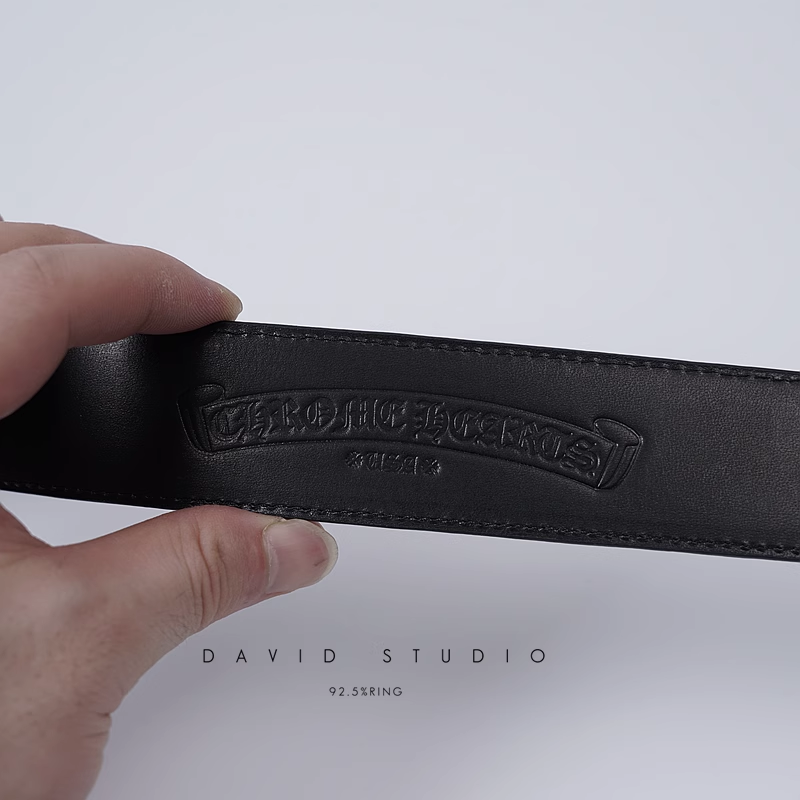 GUNSLINGER BUCKLE COWHIDE LEATHER BELT