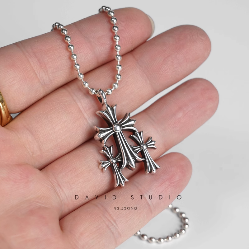 CEMETERY CUT OUT PENDANT – BALL CHAIN