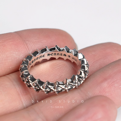 5 SIDED STAR LOOP RING