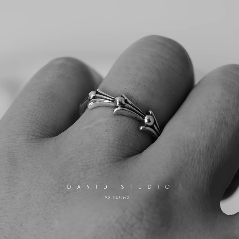 CROSS TAIL RING